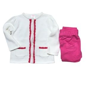 Gymboree 6-9 MO Bundle Cardigan Pull On Sweatpants